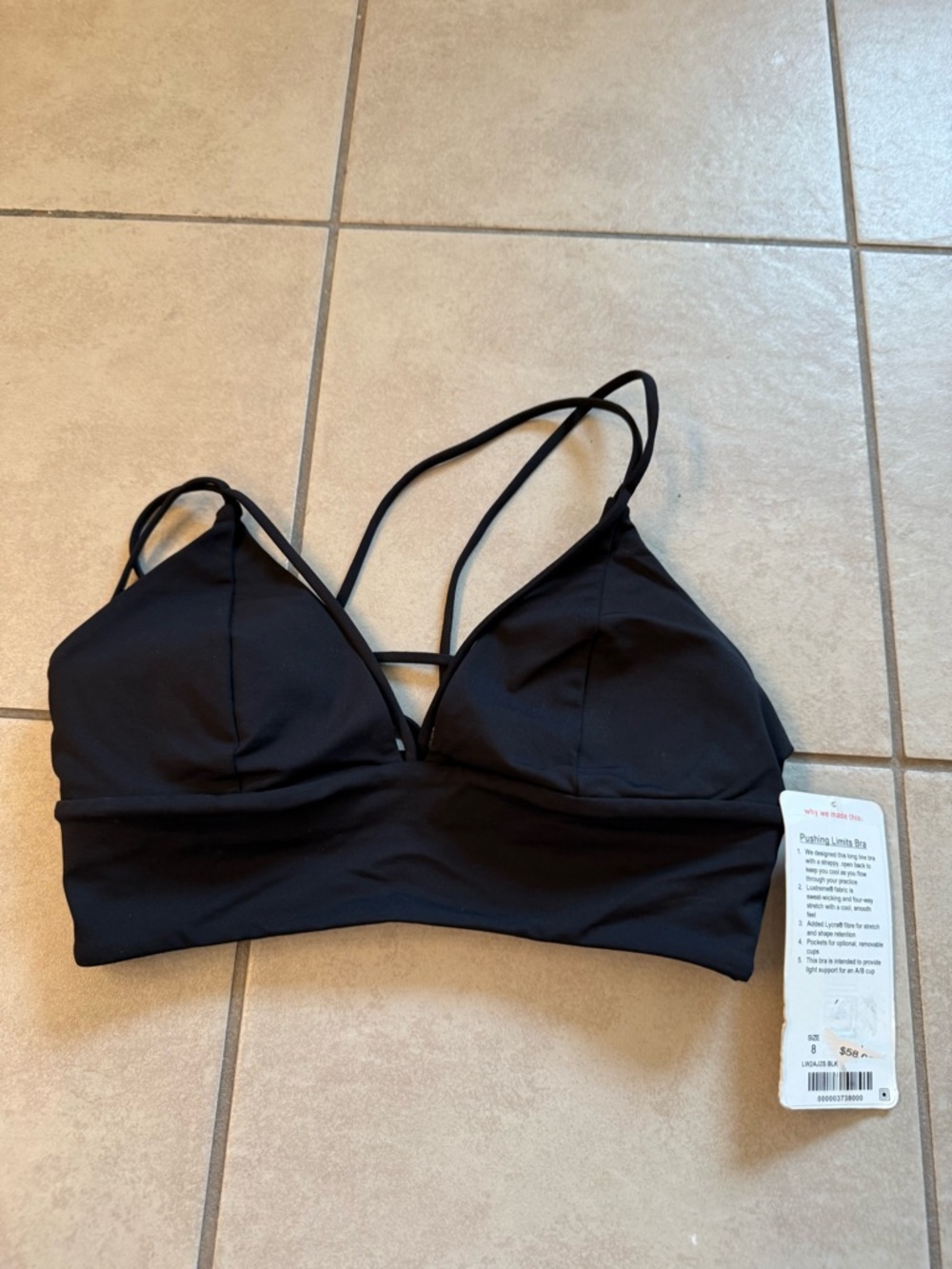 NWT Lululemon Pushing Limits Bra